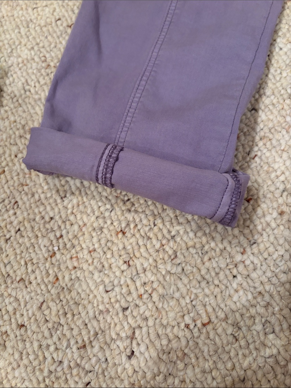 White House black market pret a pedi lavender mid rise pantWomen's Straight-Leg - Picture 2 of 12